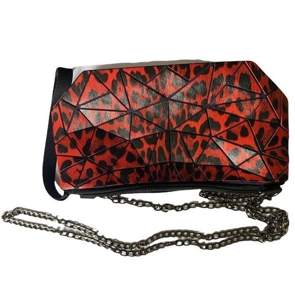 Patrizia Luca Red Crossbody Clutch Handbag - Picture 2 of 3
